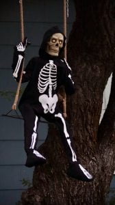 Костюм скелет на Хэллоуин